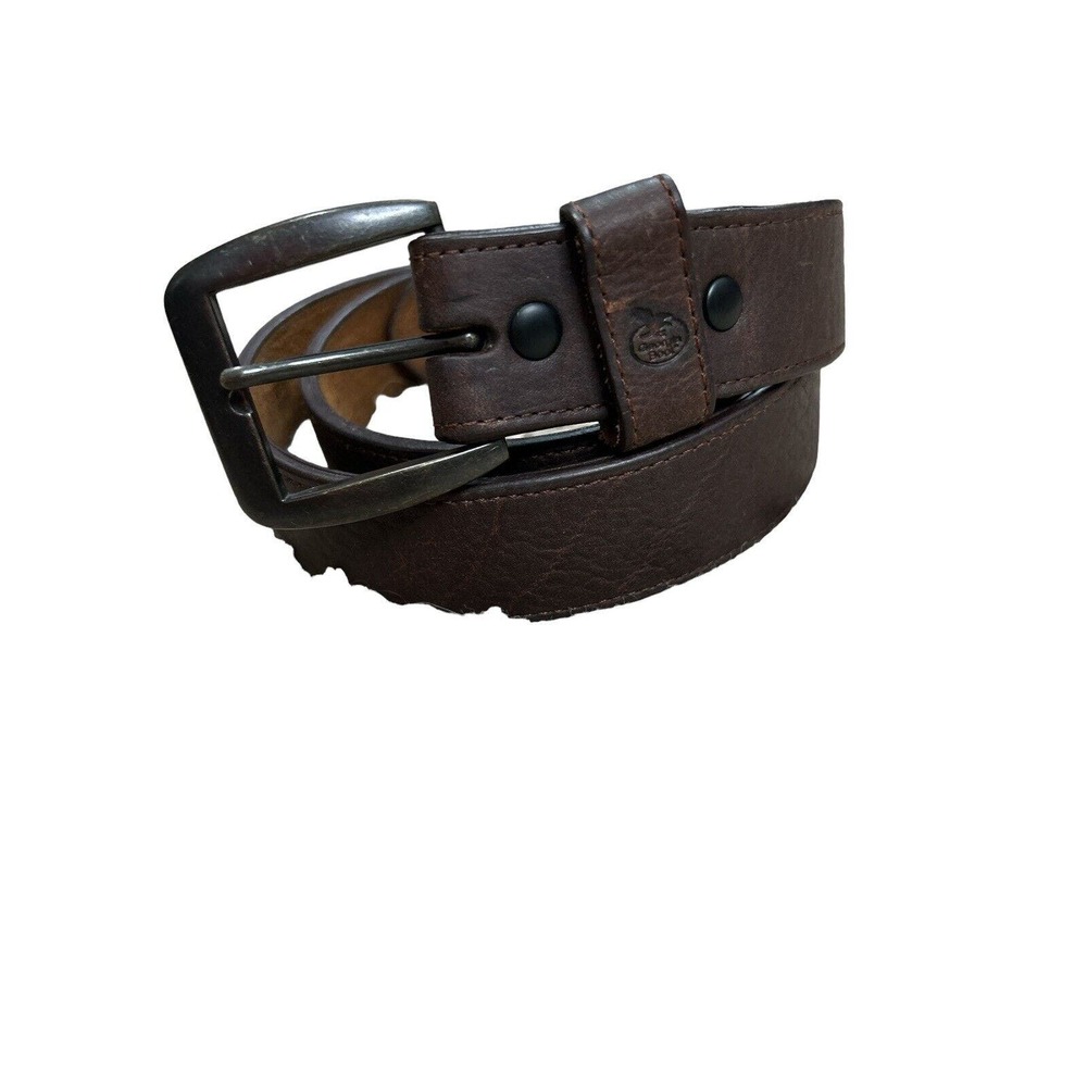 Georgia‎ Boot Brown Mens Leather Belt Size 42 Good Condition